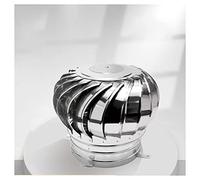 MGNSJGYXN Stainless Steel Chimney Cap 304 Wind-Resistant Rotating Bird Protection Spinner Turbine Ventilator Adjustable Flue Cover (Size: 300mm / 400mm 15.74in)