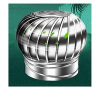 MGNSJGYXN Stainless Steel Ventilation Turbine Fan - Rotating Chimney Cap Anti-Downdraft Design for Enhanced Air Circulation and Efficiency Perfect for Homes and Industrial Use