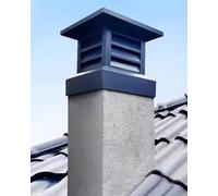 MGNSJGYXN Waterproof Chimney Cap Kitchen Vent Range Hood Cover Bird Stopper for Living Room Villa Wood Stove Pipe Fitting Protection Against Birds