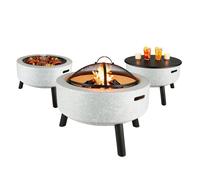 MGO Fire Pit BBQ Outdoor Garden Heater Grill Patio Firepit