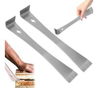Mgonwl Pry Bar 2Pcs 10in 3 in 1 Beekeeping Stainless Steel Flat Bar Pry with Scraper, Integrated Nail Puller Beekeeper Tool Apiculture