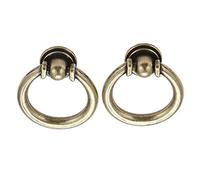 Mgoodoo 10Pcs Drop Ring Pulls,Antique Diameter 40mm Kitchen Cupboard Knob