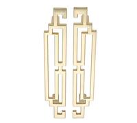 Mgoodoo 128mm Gold Handles 2 Pack, Kitchen Cabinet Handles Door Drawer Handles and Knobs Furniture Hardware Retro European Style