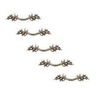 Mgoodoo 5Pcs Pull Handle for Dresser Cupboard Closet Drawer Handle Pulls Cabinet Door Knob Furniture Hardware European Style Vintage Bronze