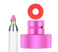 Mgoodoo CO2 Quick Adapter, Quick Adapter for CO2 Soda, Compatible with Duo/Terra/Art, Soda-Stream Adapter, 425 g, Cylinder, 60 L, Trapezoidal Thread, TR21-4, Pink, F-QC1.0-P