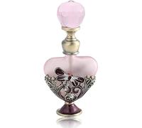 Mgoodoo Glass Perfume Bottle with Vintage Dragonfly - 5ml Crystal Refillable for Essential Oils and Decorative Jewelry, Perfect for Valentine's Day