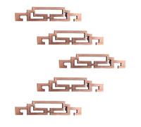 Mgoodoo Pull Handle for Kitchen Cabinet Door Handles Drawer Knobs Furniture Hardware Farmhouse Vintage Retro Style 128mm Red Bronze-5Pcs