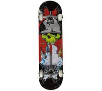 MGP Gangsta Series Beginner Skateboard - Double Kick Concave 31" x 7.75" Maple Deck, 5.5" Aluminium Trucks, 54mm/95a Wheels - Madd Gear (Battle Zone)