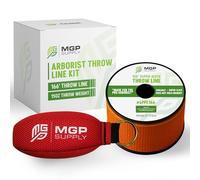 MGP SUPPLY Arborist Throw Line Kit | 15oz Throw Weight & 166ft Rope | Ultra Slick 100% Polyester Rope | Arborist Equipment For Tree Climbing