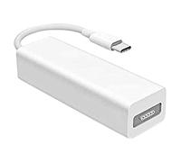 MGRAS 2/1 5-pin Female Power Adapter Adapter Is Suitable For Laptop Smart Phone Power Adapter USB 3.1 Type C Male To Compatible With Magsafe adapter (Color : White)