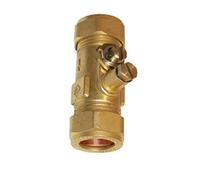 MGT Test Fittings - 15mm Compression Ball Valve - Pack of 2