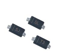 MGTCAR 100Pcs SMD Schottky Barrier Diode B5817W SJ BAV21W T3 B5819W SL 20V 30V 40V Electronic Components SOD-123 (Color : B5817W SJ)