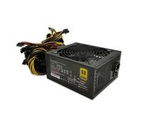 MGTCAR 1600w computer power supply mining rig antminer pico psu asic bitcoin miner for rx 470 rx 580 rx 570 rx480 atx btc