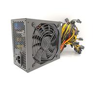 MGTCAR 1600w power supply for 6 GPU ethereum Miner Power Supply For Bitcoin Miners support 6 graphics Card RX470 RX480 RX570 RX580 PC