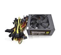 MGTCAR 1800W ATX Modular Mining PC Power Supply B847 85 75 Supports 8 Graphics Card 160-240V Power Supply Mining Machine