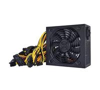 MGTCAR 2400W Mining Power Supply 8GPU for ETH Bitcoin Ethereum Miner with Auto- Temperature control Fan PSU,Bold Graphics Card Line