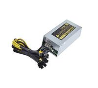 MGTCAR 2U Single Channel 2000W ETH Mining Rig Power Supply Miner PSU 10x6Pin Efficiency Device For BTC Antminer Bitcoin S7 S9