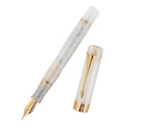 MGTCAR Classic Gold Arrow Clip Fountain Pen for Writing Luxury Executive Ink Pens M/F/EF Nib Office Stationery Supplies(03,M(0.7-1.0MM))