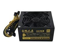 MGTCAR Computer Case Power Supply 2000W PSU Computer Power Supply Support 8 Graphics Card Server Bitcoin Miner Tools
