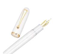 MGTCAR Heartbeat Nib Writing Fountain Pens Stationery Cute Snowflake Dots Colorful Transparent Barrel Ink Pen Student Gift(3(Heartbeat Nib),F 0.5mm)