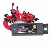 MGTCAR Modular 2000W PSU For Mining 110 220V ATX Power supply bitcoin for pc computer power Source RX580 rx570 RX470 Support 9 GPU