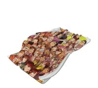 MGTERN Con-an Anime Blanket, Cozy Warm Bed Blanket, Throws Home Decorative Blankets for Couch, Armchairs, Couch(A5,100 * 70cm)