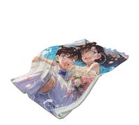 MGTERN Con-an Anime Throw, Soft Fleece Throw, Anime Blanket for Bed Settees Armchairs, Couch(A4,150 * 100cm)