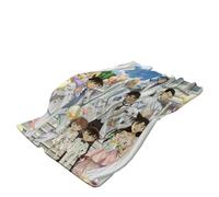 MGTERN Con-an Fleece Blanket, Lightweight Blanket, Throws Home Decorative Blankets for Couch, Armchairs, Couch(A5,100 * 70cm)