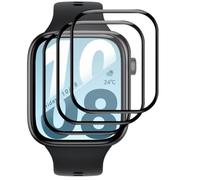 MGUEIAO 3 Pack Screen Protector Compatible with Honor Watch X5i, 3D Full Coverage TPU Protective Film, HD Anti-Scratch, Black