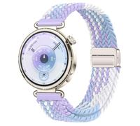 MGUEIAO Braided Strap for HUAWEI Watch GT 7/GT 6 41MM/GT 5 Pro 42MM | Magnetic Stretchy Elastic Breathable Wristband Sport Adjustable Replacement Watch Band for Women Men