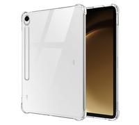 MGUEIAO Clear Case Compatible with Samsung Galaxy Tab S9 FE 10.9, Slim Soft TPU, Airbag Shockproof Protective Cover,Transparent