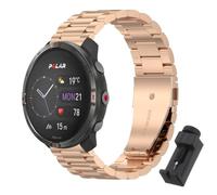 MGUEIAO Metal Strap Compatible with Polar Grit X2, Adjustable Replacement Watch Band