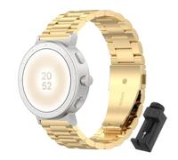 MGUEIAO Metal Strap Compatible with Realme Watch S5, Adjustable Replacement Watch Band