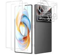 MGUEIAO Screen Protector Compatible with Nubia Z70 Ultra, HD Clear Tempered Glass Film with Camera Lens Protector, Anti-Scratch, Full Protection, 2+2 Pack