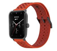 MGUEIAO Silicone Strap Compatible with Hama Smartwatch 6010, Soft Sport Adjustable Replacement Watch Band - Orange