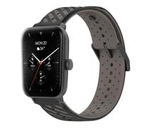 MGUEIAO Silicone Strap Compatible with Hama Smartwatch 6010, Soft Sport Adjustable Replacement Watch Band - Gray