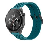MGUEIAO Silicone Strap Compatible with Hama Smartwatch 9000, Soft Sport Adjustable Replacement Watch Band - Blue