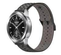 MGUEIAO Silicone Strap Compatible with Xiaomi Watch S3, Soft Sport Adjustable Replacement Watch Band