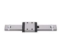 MGW7C - 110-1R Linear Guide Rail Slider, Miniature Slide Block Bearing Steel, High Precision Linear Motion Guide for Automated Industry, Smooth Sliding Track with Lubrication Por