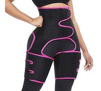 MGXYMPC Hip Brace Thigh Compression Sleeve - Groin Support for Men & Women - Injury Strap for Pulled Muscle Strain - Hip Pain Relief - Fits Both Legs - New (Black L)