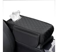 MGYMGY Car Armrest Cushion, for Lexus RX450H RX450 arm rest, Center Console Armrest Cover Mat, Non-Slip Armrest Mat, Armrest Covers For Cars,A-Black