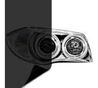 MGYMGY Car Light Film For VW Caddy 2015-2020, Headlight Wrap Tinting For Cars Headlight Rear Lights Tail Light Fog Lamp,Matte smoked black-30cm*100cm