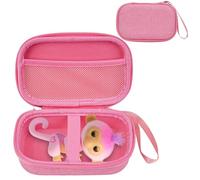 MGZNMTY Carrying Case Compatible with Fingerlings Monkey Toy - 2023 New Interactive Toys for Kids (Pink) (Only Case)