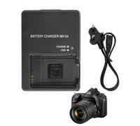 MH-24 Battery Charger for Nikon EN-EL14 EN-EL14A UK Plug Battery Camera Battery Charger for Nikon D3100 D3200 D3300 D3400 D3500 D5100 D5200 D5300 D5500 D5600 P7000 P7100 P7700 P7800 SLR Camera Charger
