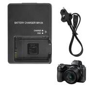 MH-24 Battery Charger for Nikon,EN-EL14 EN-EL14A UK Plug Fast Charging,Camera Battery Charger for Nikon D3100 D3200 D3300 D3400 D3500 D5100 D5200 D5300 D5500 D5600 P7000 P7100 P7700 P7800 SLR Camera C
