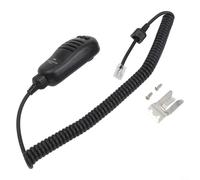 MH-31 Shortwave Microphone for Yaesu FT-450D FT-818 FT-857D FT-891 FT-991A, 8-Pin Connector, Robust ABS Housing with TPU Coiled Cable and Speaker Button