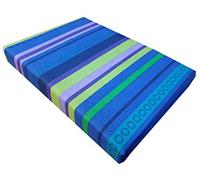 MH DOUBLE BED RIO NAVY BLUE DUVET/QUILT COVER SET PURPLE LIME GREEN STRIPES LINES CIRCLES DOTS BEDDING