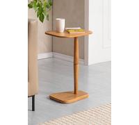 MH London Alina Side Table Solid Wood Bedside Table for Living Room & Bedroom in Light Brown MH London Light Brown