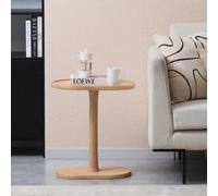 MH London Campbell C Shape Side Table Solid Wood Side Table Living Room Sofa Side Table Bedside Table Blonde Natural End Table