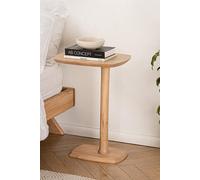 MH London 'Ellis' C Shape Handmade Solid Wood Living Room Sofa Side Table in Natural MH London Natural